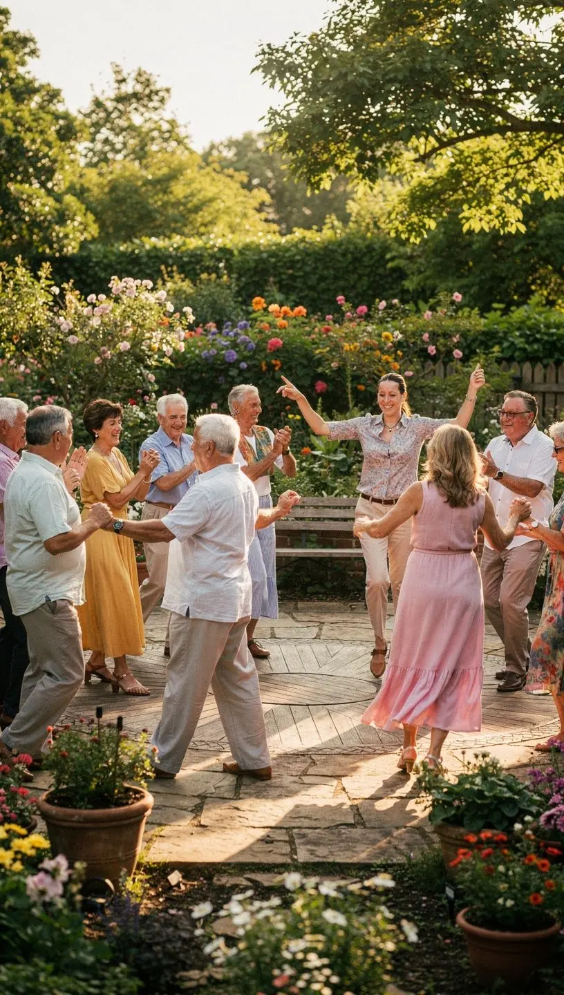 Supportive environment for life transitions and community dance.